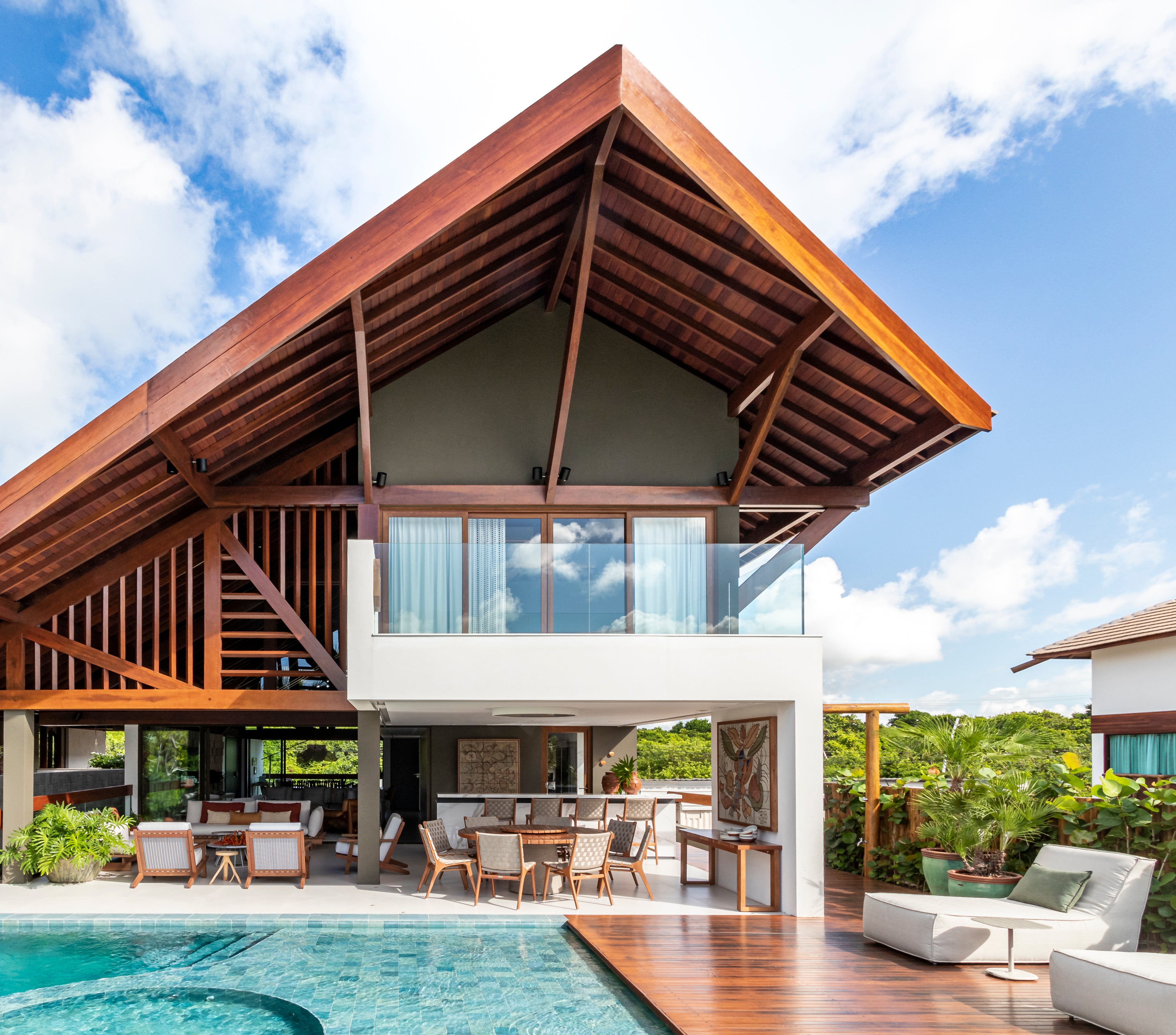 Sophistication and warmth inspire the beach house project in Pernambuc ...