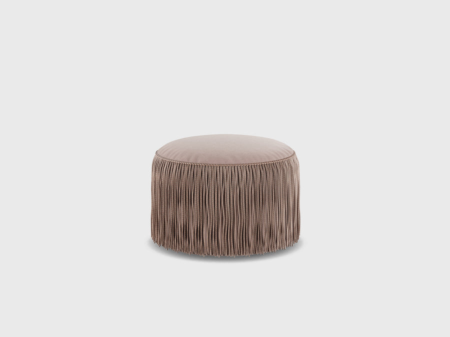 8752 - Boho Round Ottoman