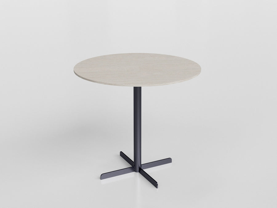 Flex Side Table with aluminum frames and HPL Top, designed by Tatiana Mandelli