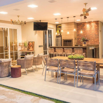 Hybrid Living Spaces: When the Living Room, Veranda, and Kitchen Become One