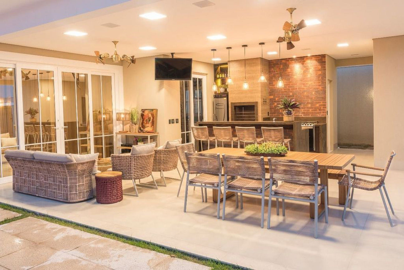 Hybrid Living Spaces: When the Living Room, Veranda, and Kitchen Become One
