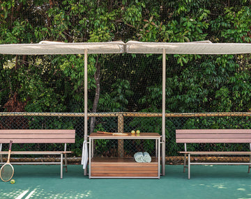 Slatted Bench: Contemporary and Versatile Style for All Spaces