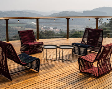 Braided Rope Chair: Handcrafted Design with Comfort