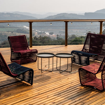 Braided Rope Chair: Handcrafted Design with Comfort
