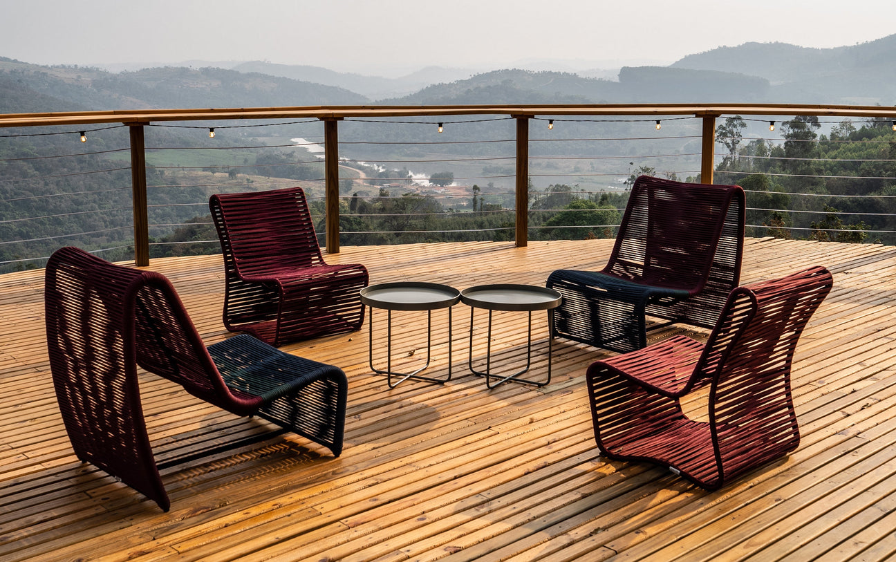 Braided Rope Chair: Handcrafted Design with Comfort