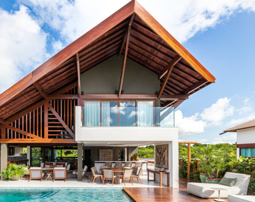 Sophistication and warmth inspire the beach house project in Pernambuco
