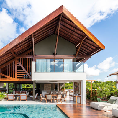 Sophistication and warmth inspire the beach house project in Pernambuco