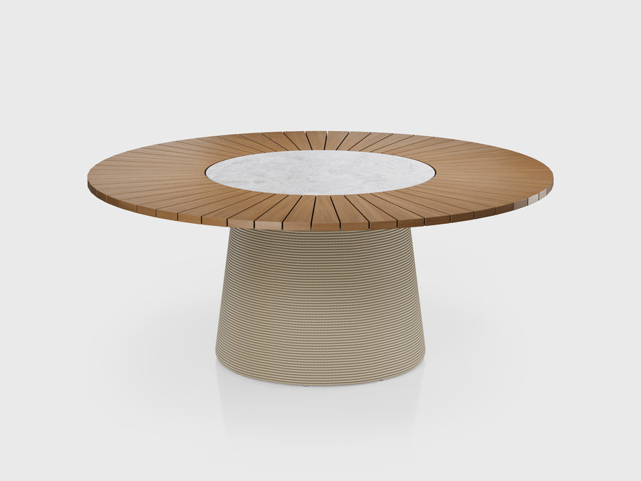 5909EM - Spool Dining Table Ø180cm