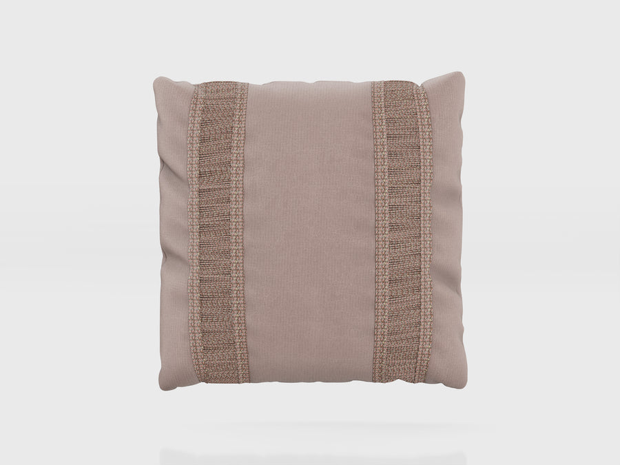 E-023F - Boho Cushion with fringe 19.75"x19.75"