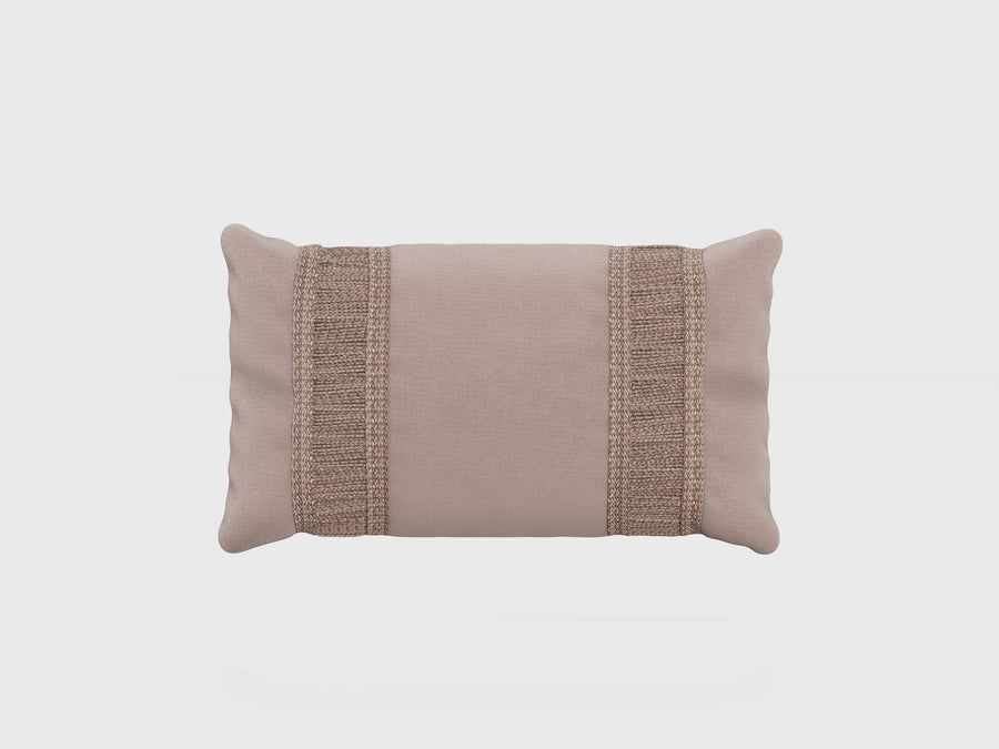 E-022F - Boho Cushion with fringe 19.75"x11.75"