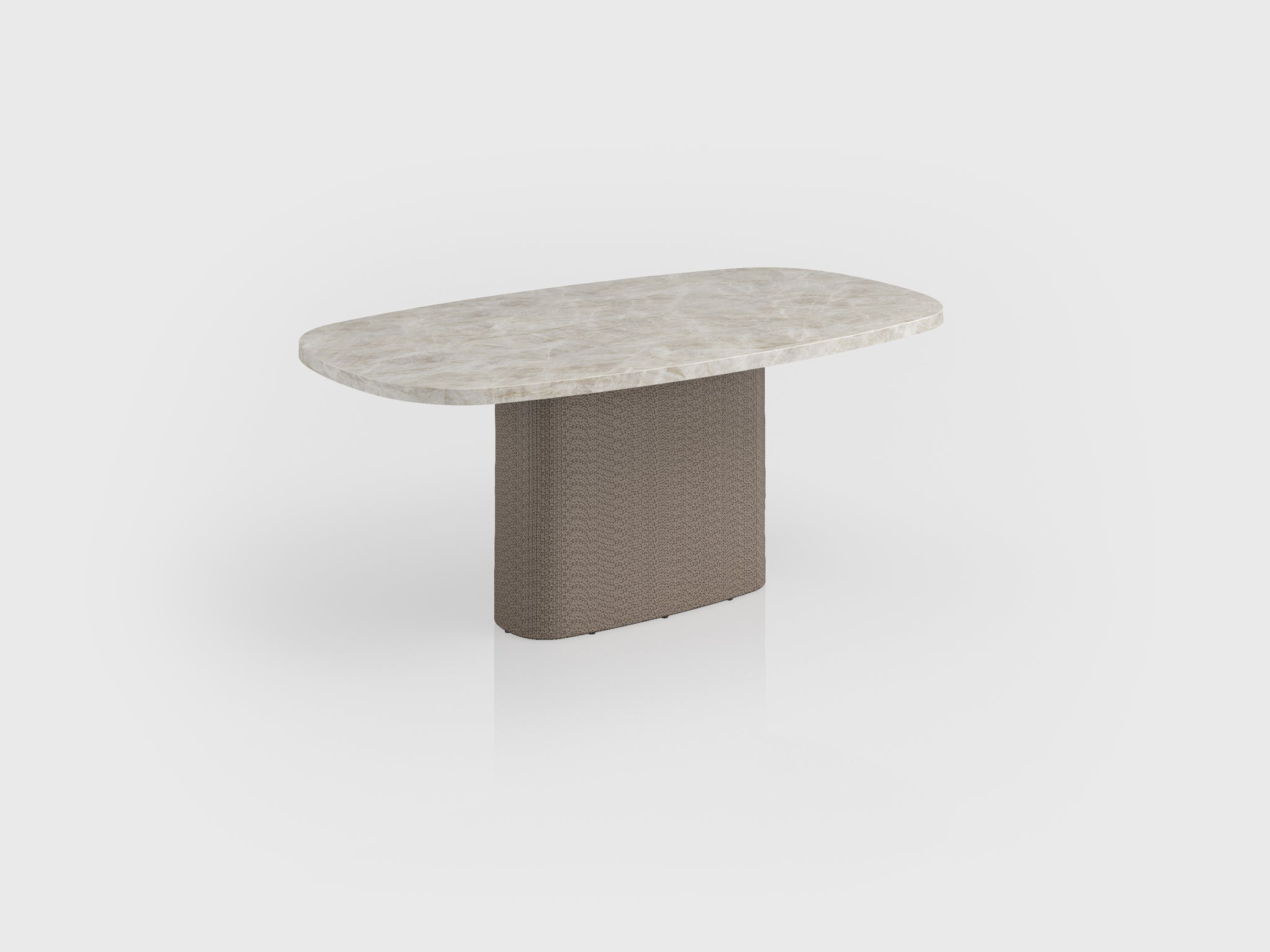 2807GR - Round Oval Dining Table