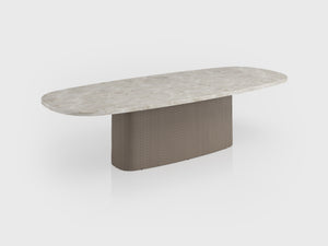2808GR - Round Oval Dining Table