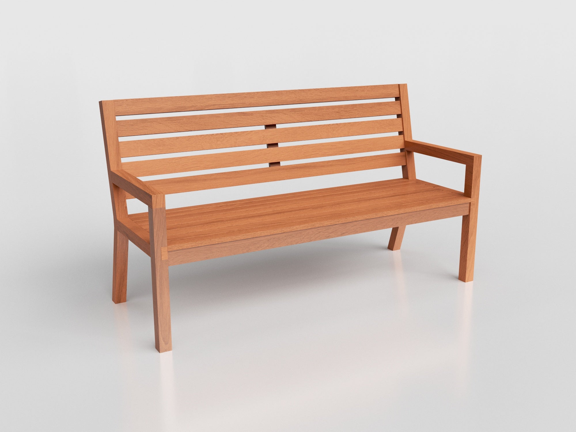 4710 - Wood Bench