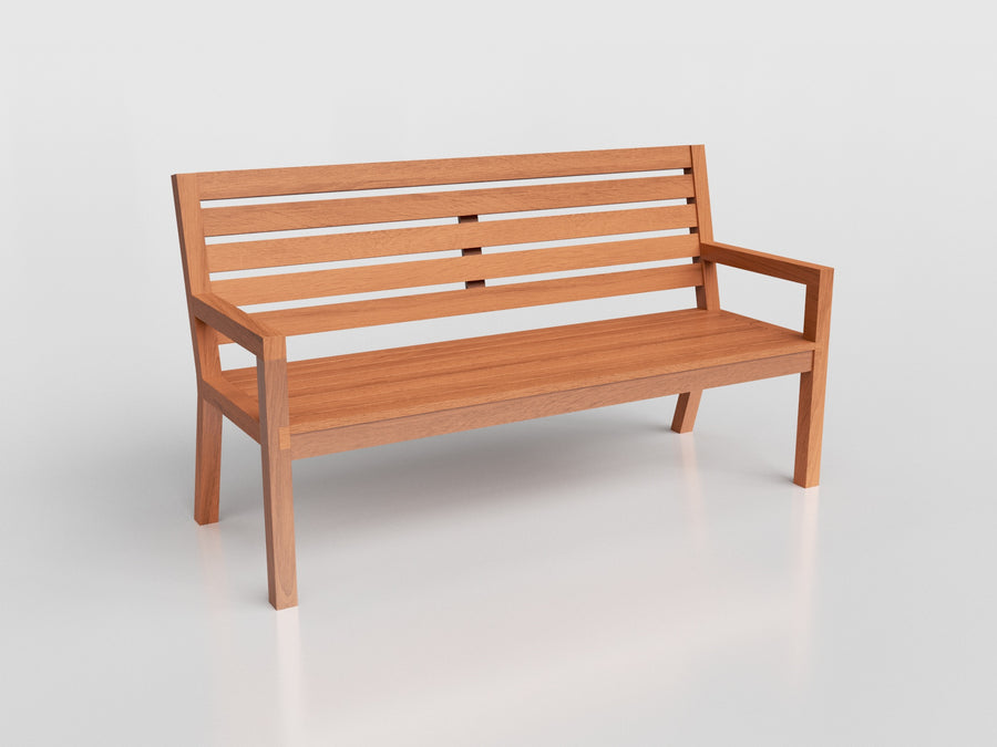 4720 - Wood Bench Full