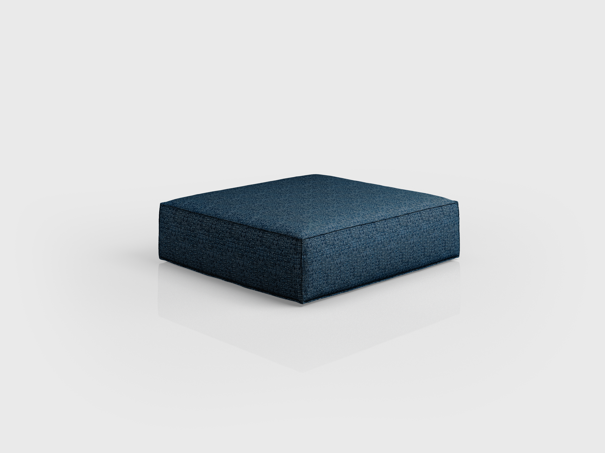 Soft Module with aluminium, wood and foam structure and fabric finishing, designed by Luciano Mandelli.