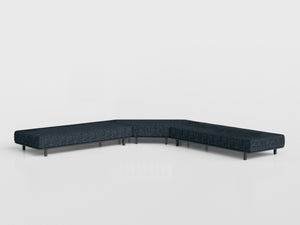 Flex Modulated Composition 1 with aluminum frames, designed by Tatiana Mandelli