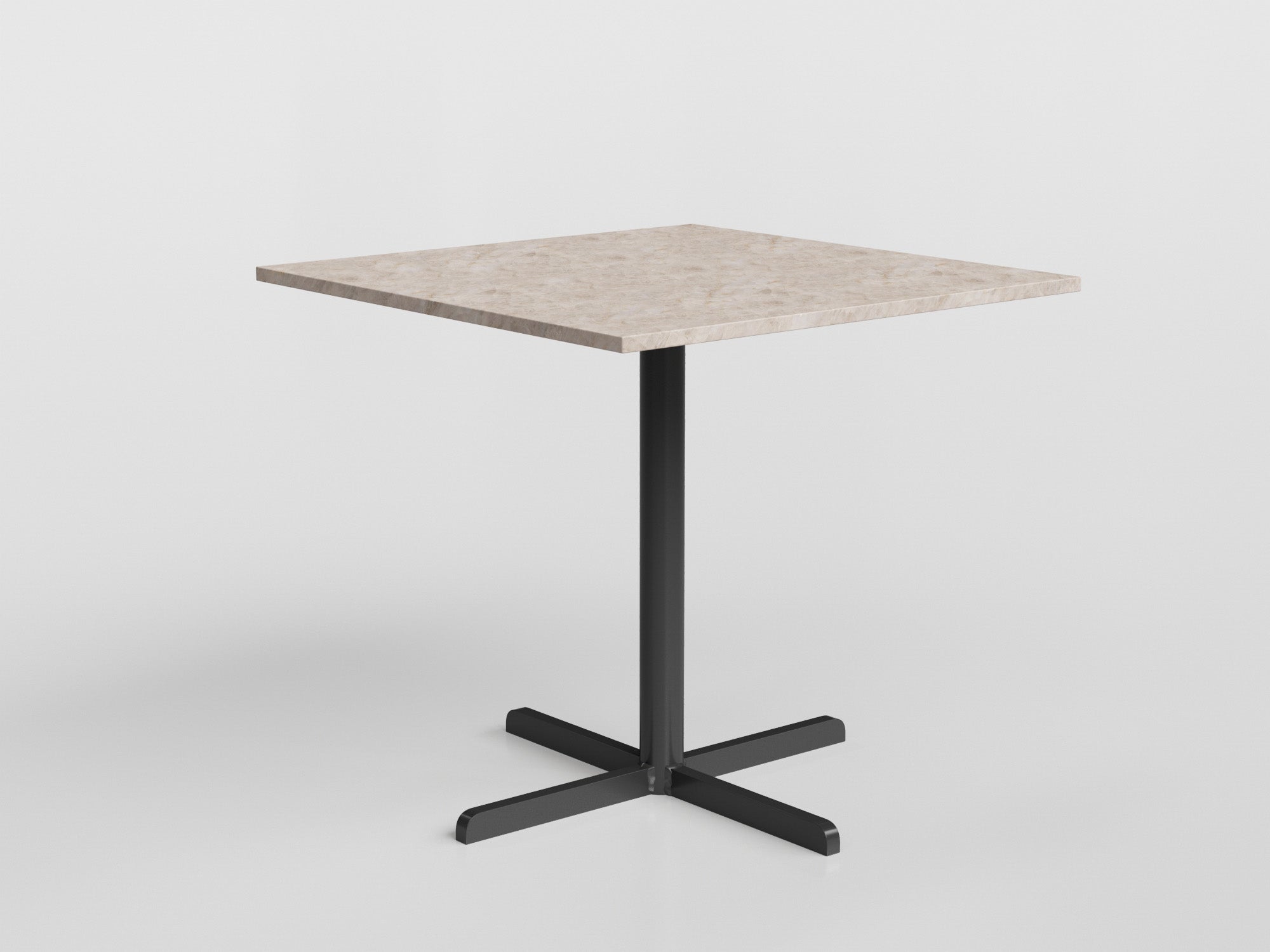 Flex Square Table with aluminum frames and HPL Top, designed by Tatiana Mandelli