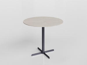Flex Side Table with aluminum frames and HPL Top, designed by Tatiana Mandelli